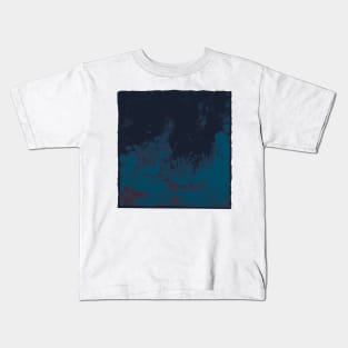 Citywave through Window in Midnight Blue Kids T-Shirt